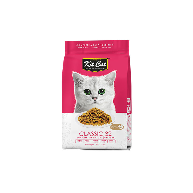 Kit Cat Super Premium Cat Dry Food 1.2kg Fins and Paws