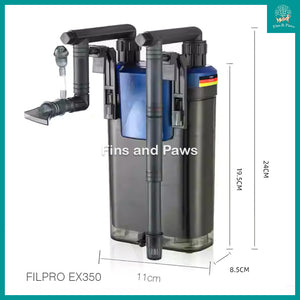 [Amtra] FILPRO Mini Hang-on External Filter EX350 / EX650 (useable for turtle / low water level tank)