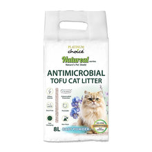 Load image into Gallery viewer, [Platinum Choice] Natureal Antimicrobial Tofu Cat Litter 8L (Bundle of 6). Anti Odor, Anti-Ammonia.