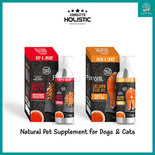 Load image into Gallery viewer, [Absolute Holistic] Fresh Caught Arctic Krill Oil / Wild Salmon Fish Oil Natural Pet Supplement for Cats &amp; Dogs 250ml