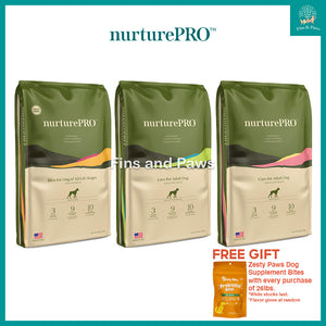 [Nurture Pro] *Free Gift Dog Treat* Original Functional Protein with Fish Oil Dog Dry Food 12.5lb / 26lb