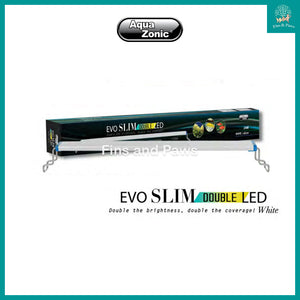 [Aqua Zonic] Evo Slim Double LED 60cm Aquarium Light (Tropical Fish and Low Tech Planted Aquarium)