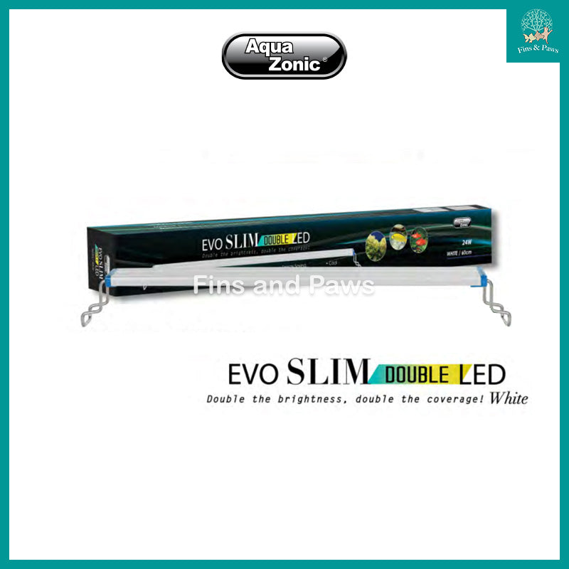 [Aqua Zonic] Evo Slim Double LED 60cm Aquarium Light (Tropical Fish and Low Tech Planted Aquarium)