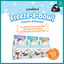 Load image into Gallery viewer, [Loveabowl] Freeze-a-Bowl Freeze Dried Cat Food 85g | Chicken Lamb Beef Hoki Complete Meal Raw Topper