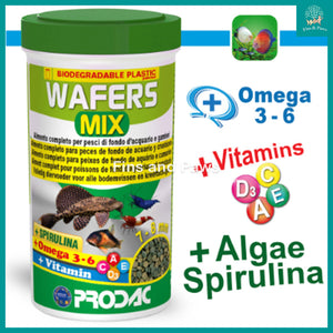 [Prodac] Wafers Mix for Aquarium Bottom Fish and Shrimps 50g/1.76oz