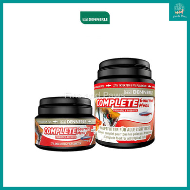 [Dennerle] Complete Gourmet Menu Aquarium Fish Food Granules with Probiotic and Prebiotic (Suitable for Betta, Guppies, and other tropical fishes)