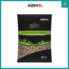 Load image into Gallery viewer, [Aquael] Natural Multicolored Aquarium Gravel 1.4-2.0mm 2kg