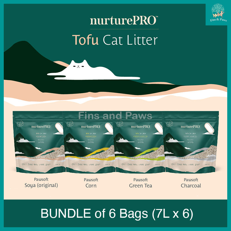 [Nurture Pro] Pawsoft Tofu Cat Litter 7L (Bundle of 6)