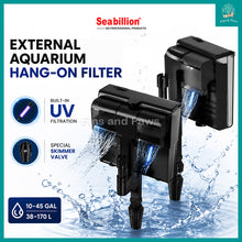 Load image into Gallery viewer, [Seabillion] External Aquarium Hang-On Filter with UV Sterilizer for 30-60cm Tanks
