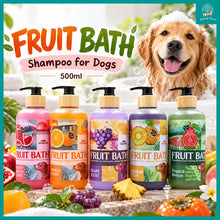 Load image into Gallery viewer, [Vegebrand] Fruit Bath Deodorizing Deep Cleaning Shampoo for Dogs 500ml