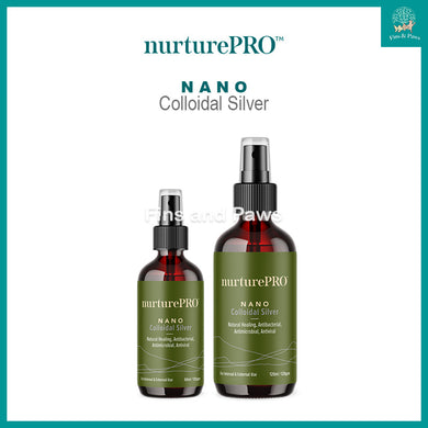 [Nurture Pro] NANO Colloidal Silver Spray for Dogs & Cats (Wounds, Natural Healing, Antibacterial, Antimicrobial, Antiviral)