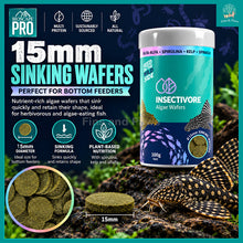 Load image into Gallery viewer, Bioscape Insectivore Algae Wafers 100g – Fish Food for Herbivorous Fish, Plecos and other Algae-eating Catfish