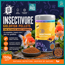 Load image into Gallery viewer, [Bioscape] Insectivore Goldfish Sinking Pellets Fish Food 150g (Made in Europe) – Ideal for Goldfish, Fancy Goldfish, including Oranda, Ranchu and Ryukin