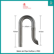 Load image into Gallery viewer, [Chihiros] Inflow Outflow Pro Metal Jet Pipe M / L (Aquarium Inlet and Outlet Pipe)