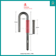 Load image into Gallery viewer, [Chihiros] Inflow Outflow Pro Metal Jet Pipe M / L (Aquarium Inlet and Outlet Pipe)