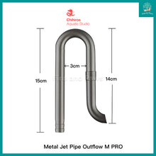 Load image into Gallery viewer, [Chihiros] Inflow Outflow Pro Metal Jet Pipe M / L (Aquarium Inlet and Outlet Pipe)
