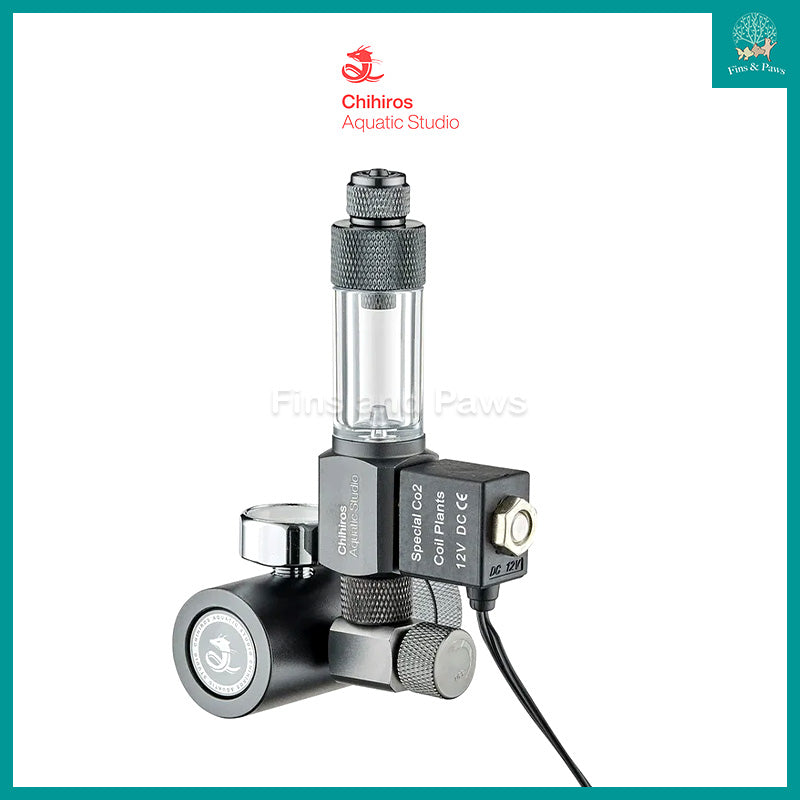 [Chihiros] CO2 Regulator Mate with Solenoid Valve and Bubble Counter for Aquarium Planted Tank