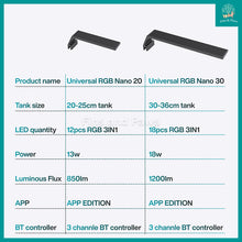 Load image into Gallery viewer, [Chihiros] Universal RGB NANO — Professional LED Lighting for Small Planted and Shrimp Aquariums (20-36cm Tank)