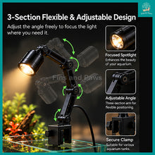 Load image into Gallery viewer, [Raw Elements] COCO Foldable Aquarium LED Spotlight 5V 1A USB (ZD-202)