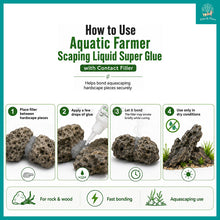 Load image into Gallery viewer, [Aquatic Farmer] Aquarium Hardscape Scaping Liquid Super Glue 50g with Contact Filler