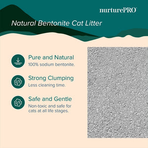 [Nurture Pro] (Bundle of 6) Natural Bentonite Cat Litter 10L