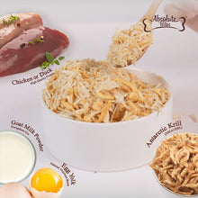 Load image into Gallery viewer, [Absolute Bites] Freeze Dried Wild Flakes Meat Flakes Toppers for Cats &amp; Dogs 100g