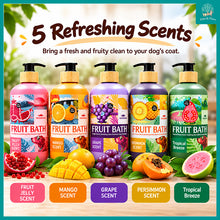 Load image into Gallery viewer, [Vegebrand] Fruit Bath Deodorizing Deep Cleaning Shampoo for Dogs 500ml