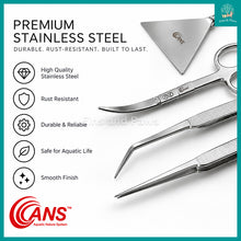 Load image into Gallery viewer, [ANS] PRO Aquascaping Tools for Planted Aquarium Tanks (Sand Flattener / Scissor Bend / Tweezer Bend / Tweezer Straight)