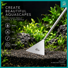 Load image into Gallery viewer, [ANS] PRO Aquascaping Tools for Planted Aquarium Tanks (Sand Flattener / Scissor Bend / Tweezer Bend / Tweezer Straight)