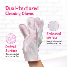 Load image into Gallery viewer, [Loveabowl] Clean-A-Cat Stress-free Pet Glove 2pcs | Original Cica | Cactus | Healthcare | Antibacterial