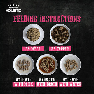 [Absolute Holistic] Raw in the Bag Complete Freeze Dried Dog Food 14oz (397g)
