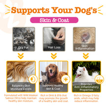 Load image into Gallery viewer, [Zesty Paws] Pure Wild Alaskan Salmon Oil for Cats and Dogs | Skin &amp; Coat Supplement Shiny Coat Food Topper