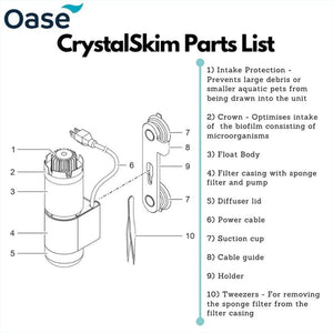 [Oase] Surface Skimmer CrystalSkim (350 / 600)
