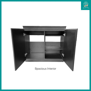 [Crystal] Monochrome Series 3ft Designer Aquarium Cabinet (L90cm x W45cm x H80cm)