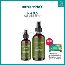 Load image into Gallery viewer, [Nurture Pro] (Free Pet Wipes) NANO Colloidal Silver Spray for Dogs &amp; Cats (Wounds, Natural Healing, Antibacterial, Antimicrobial, Antiviral)