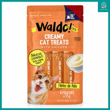 Load image into Gallery viewer, [Waldo] Creamy Puree Cat Treats 60g (4 x 15g Sachets)