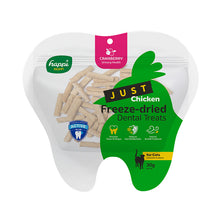 Load image into Gallery viewer, [Happi Skippi] Just Freeze-dried Dental Treats For Cats 30g Chicken &amp; Cranberry Natural Ingredient Remove Tartar Plaque