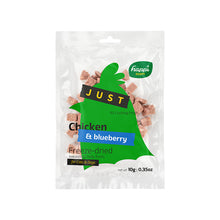 Load image into Gallery viewer, [Happi Skippi] Just Freeze-dried Treat for Cats and Dogs 10g (Crunchy Chicken Salmon Duck Functional Raw Treat Topper Mixer)