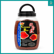 Load image into Gallery viewer, [OF Ocean Free] Confirm Red Pellet Fish Food for Blood Parrot, Cichlid, Freshwater Fish 600g