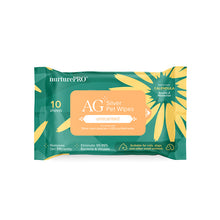 Load image into Gallery viewer, [Nurture Pro] AG Silver Pet Wipes 10pcs | Thick, Soft, Alcohol-Free Antibacterial Wet Wipes for Dogs, Cats &amp; Small Pets