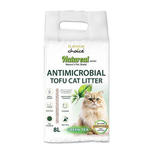 Load image into Gallery viewer, [Platinum Choice] Natureal Antimicrobial Tofu Cat Litter 8L (Bundle of 6). Anti Odor, Anti-Ammonia.