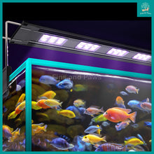 Load image into Gallery viewer, [KZJ] S3 LED Aquarium Light with 10 Color Modes (suitable for Arowana, Goldfish, Discus, Tropical, Low Tech Planted, etc)