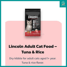 Load image into Gallery viewer, [Lincoln] Cat Premium Dry Food Kibbles 1kg (Kitten / Weight Loss / Active), Contains Omega-3, Taurine, Prebiotic and Multi-Vitamins.