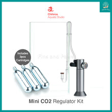 Load image into Gallery viewer, [Chihiros] Mini CO2 Regulator Kit for Nano Planted Aquarium (includes 3pcs 16g CO2 Replacement Cartridge)