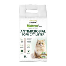 Load image into Gallery viewer, [Platinum Choice] Natureal Antimicrobial Tofu Cat Litter 8L (Bundle of 6). Anti Odor, Anti-Ammonia.