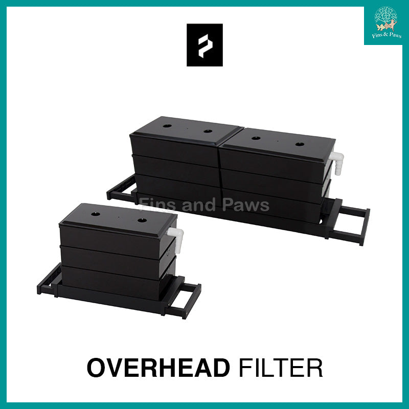 PF ProFeed] Professional Aquarium Overhead Top Filter (2ft / 3ft)  Fins  and Paws