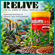 Load image into Gallery viewer, [Relive] Tropical Fish Tiny Pellet Aquarium Fish Food 70g – Essential Nutrition and Colour Enhancement For Small Tropical Fish