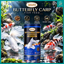 Load image into Gallery viewer, [Relive] Butterfly Carp Floating Pellet M Sized 100g - Koi Fish Feed Enriched with Vitamins