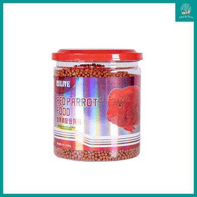 [Relive] Red Parrot Food (Suitable for Blood Parrot, Luohan and Parrot Fish) Pellet 260g