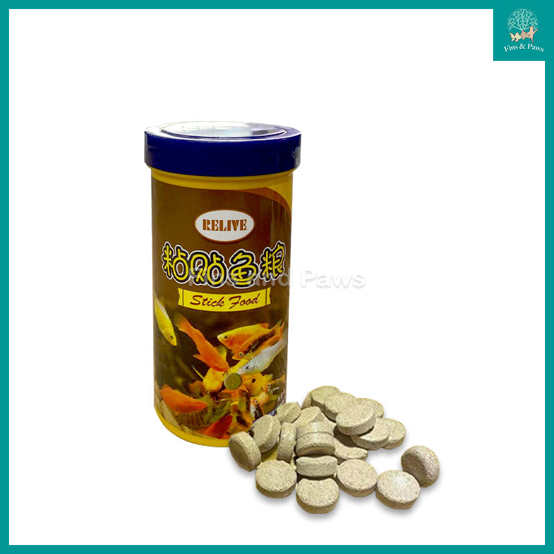 [Relive] Stick Food – Sticky Tablets Aquarium Fish Feed – Fins and Paws